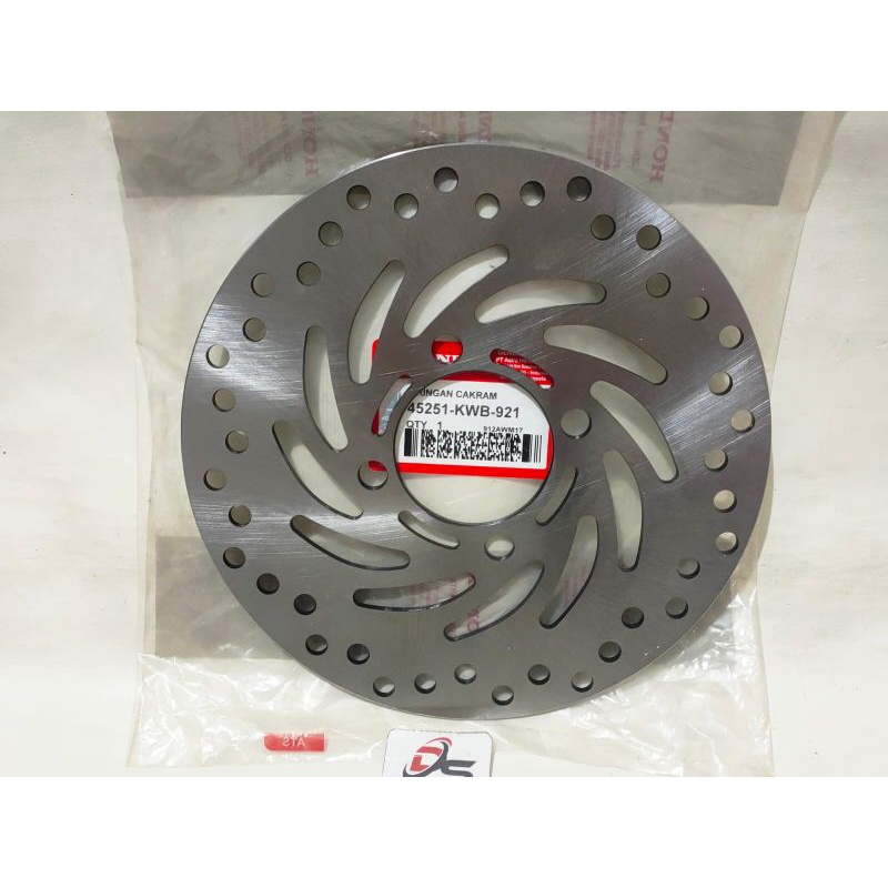 PIRINGAN CAKRAM DEPAN ASSY HONDA BLADE REVO ABSOLUTE ASLI(KWB)