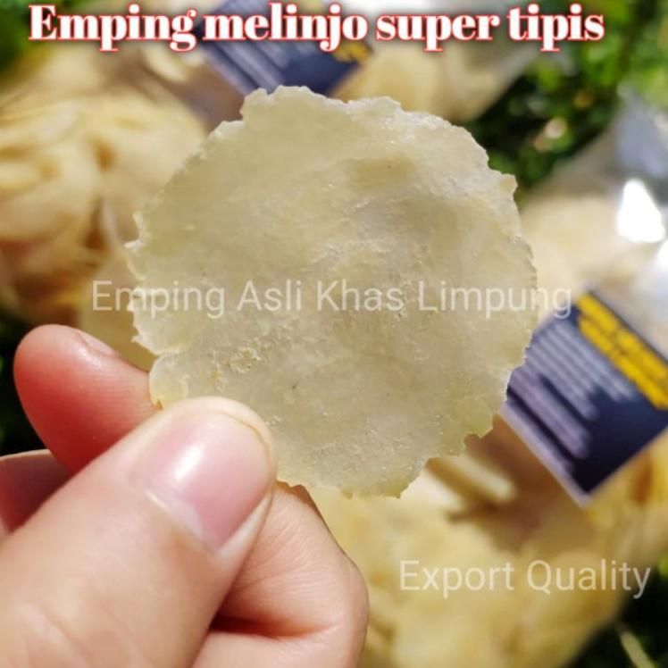 

bzf Emping melinjo mentah super tipis 1kg || emping melinjo mentah asli khas limpung Kualitas Import