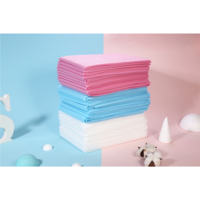 SEPREI Disposable Bed Sheet Alas sprei Hotel salon 80CM X 180CM - Warna Biru - Biru Muda kasur terba
