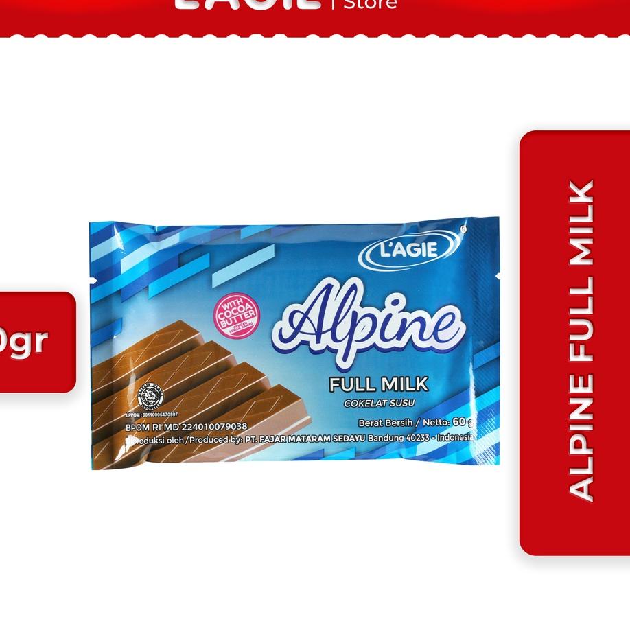 

Extra promo--Lagie Coklat Susu Alpine Full Milk 60gr