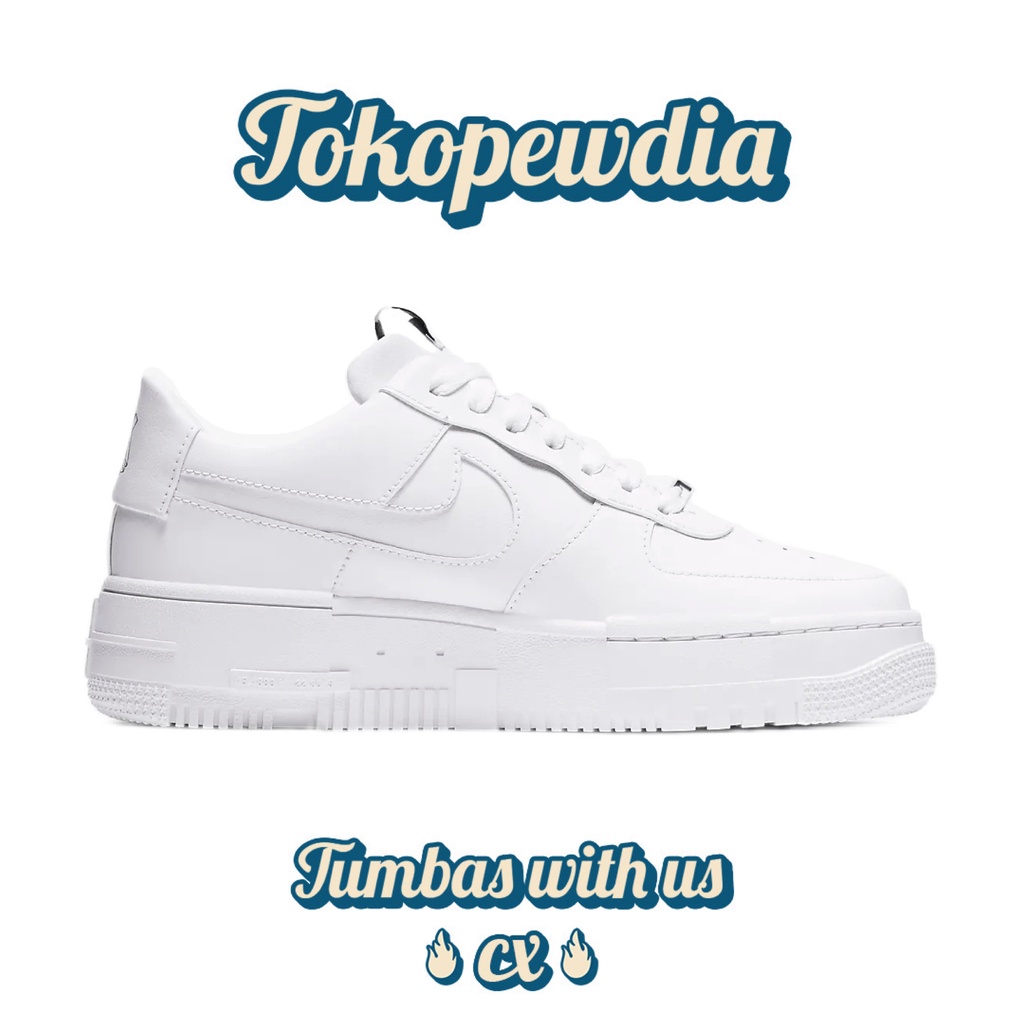 Nike Air Force 1 Pixel Triple White Womens