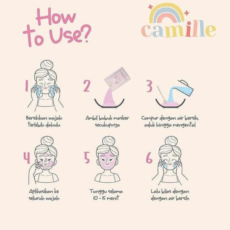 Model Baru !! Masker Camille Beauty Agen Resmi Malang