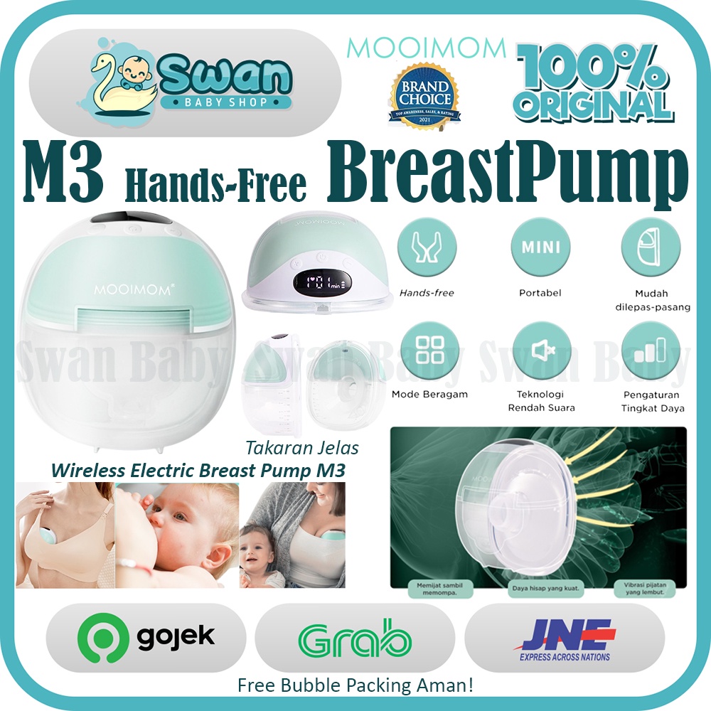 Mooimom Wireless Electric Breast Pump M3