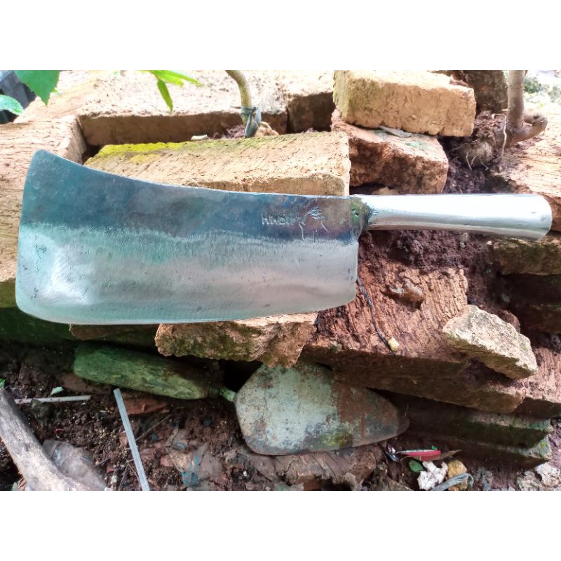 pisau cacah daging bujel,pisau cacah tulang'bahan,per,baja