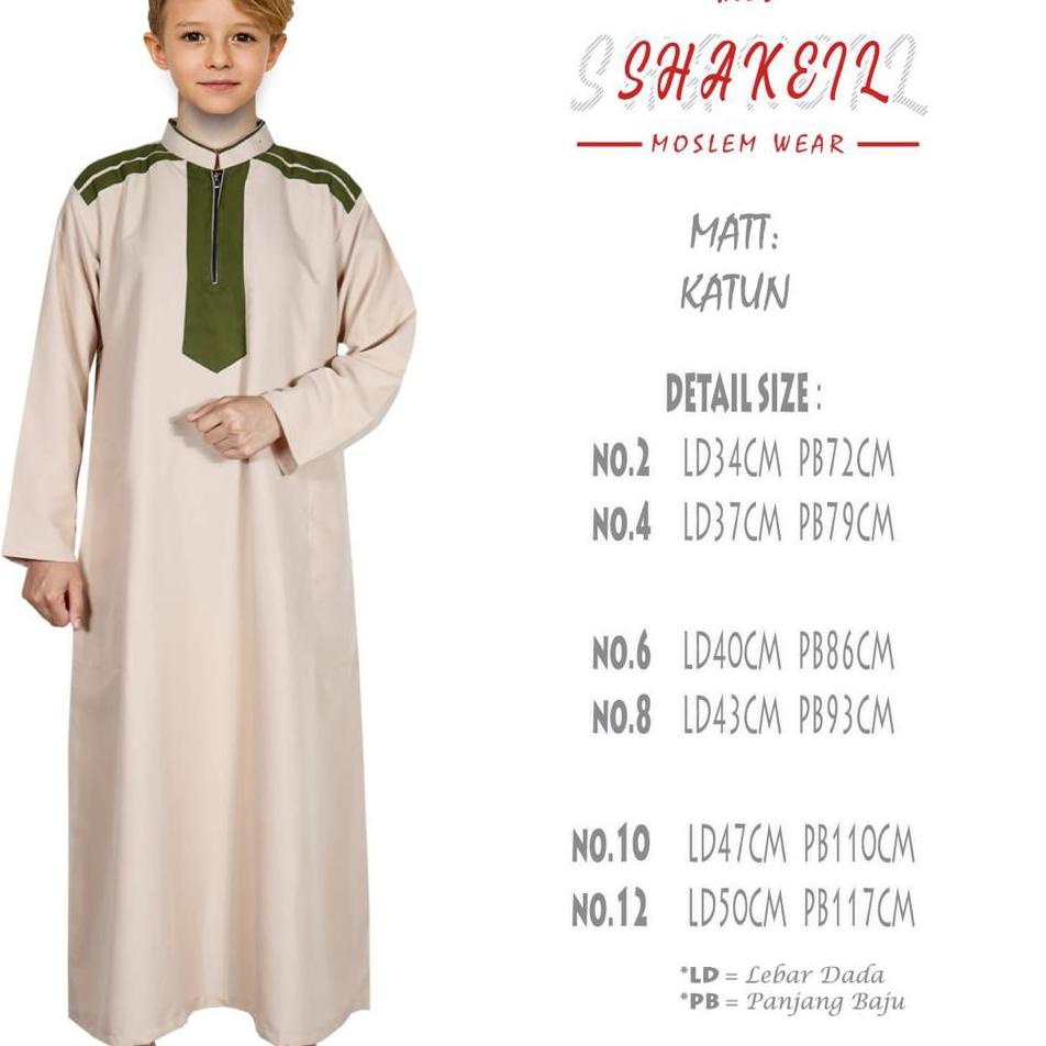 [41] koko anak jubah anak laki laki gamis anak laki laki A12 Barang Import