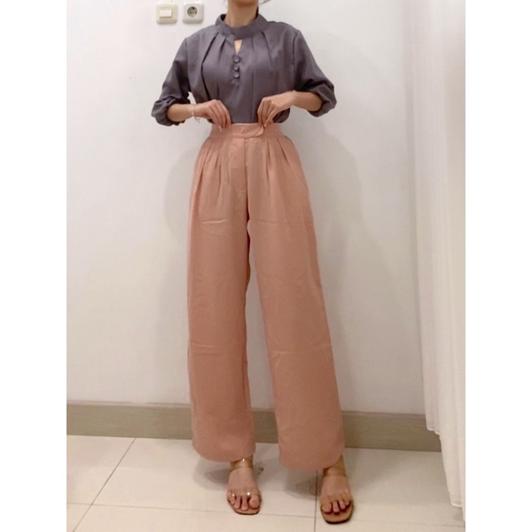 MASARI Pants / Celana Kait Formal / Celana Kerja Wanita / Office Pants / Kulot Kerja P14