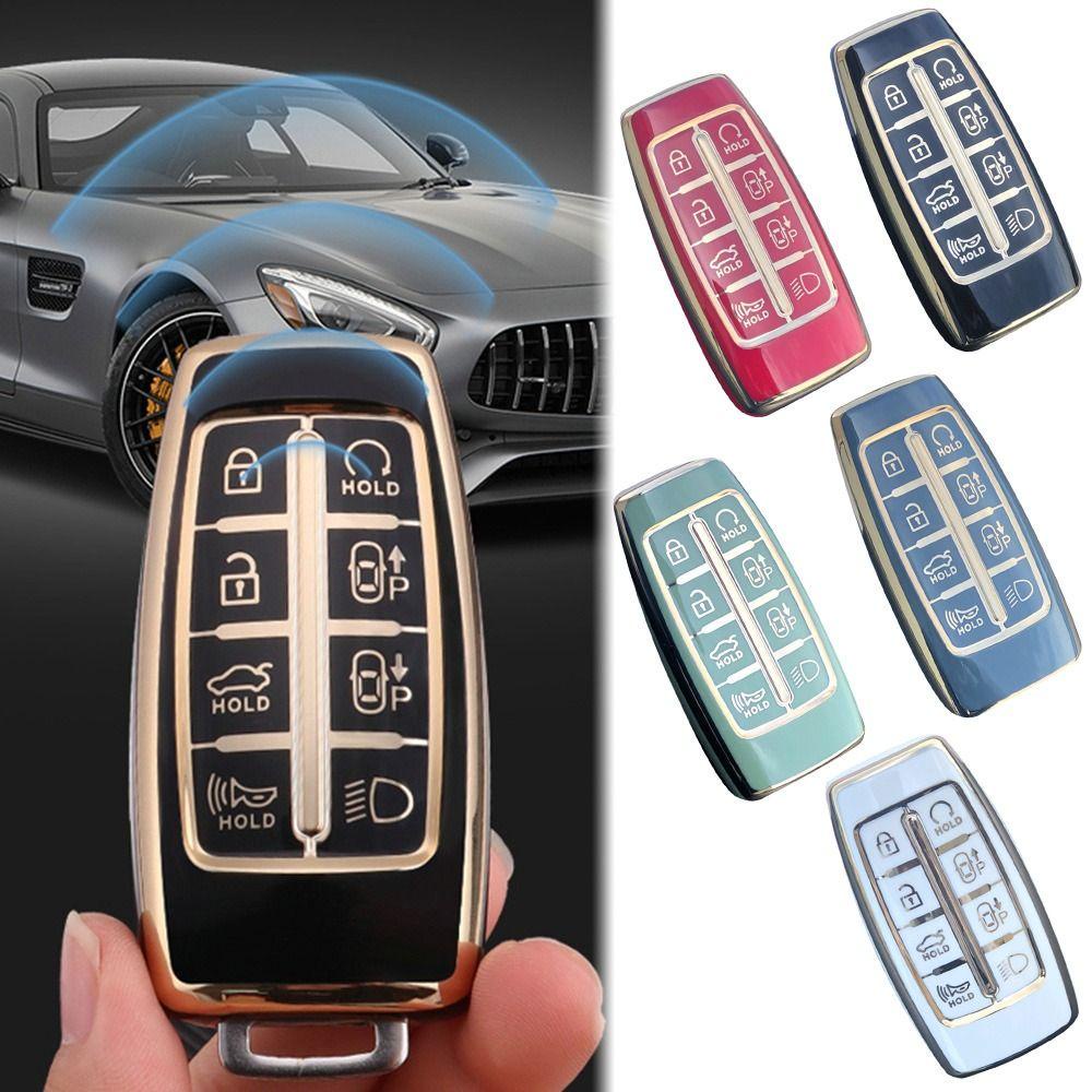 Top Remote Key Case New Pelindung Kulit Key Fob Cover