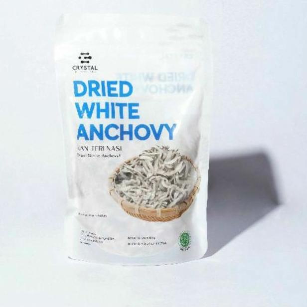 

kodeO4a4Z--Crystal of The Sea Dried White Anchovy 80g - Ikan Teri Nasi Kering