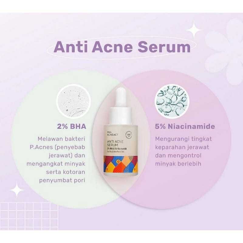 ERHA AcneAct Post Acne / Anti Acne / Blemish Soothing Serum ~ ORIGINAL 100%