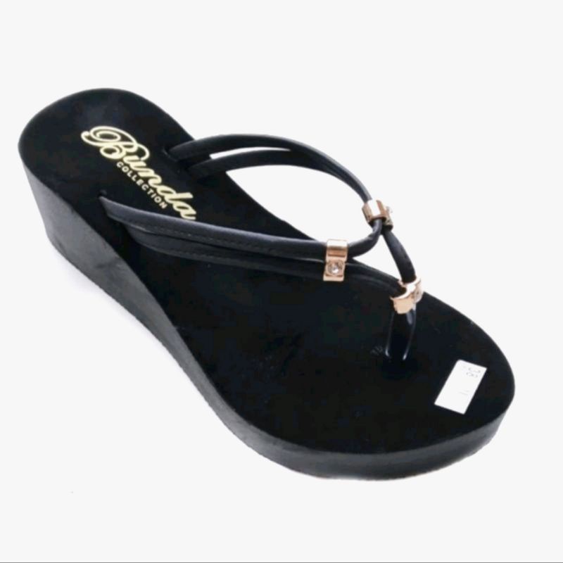 sandal wedges wanita sandal andin