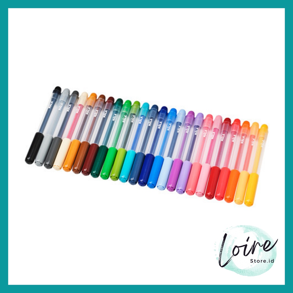 

SPIDOL WARNA | PENA TINTA WARNA | MALA IK*A ISI 24 PCS