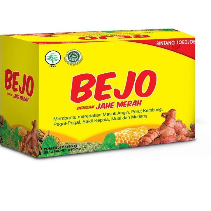 

GT7♚ BEJO MASUK ANGIN JAHE MERAH 1 BOX ISI 12 SACHET Barang Baru