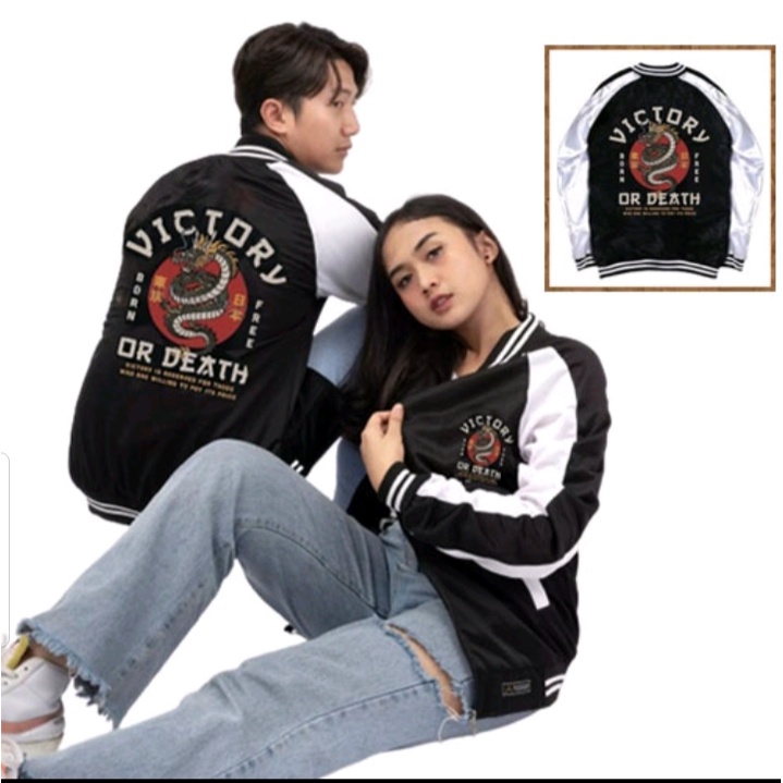 Promo COD Jaket Pria Wanita Kapel/Couple Pasangan Pria Wanita Sukajan Bomber Pria Wanita Terbaru Dan Terlaris