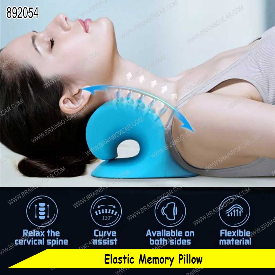 Neck Shoulder Bantal Pijat Leher Bahu Perangkat Traksi Chiropractic Serviks Pemijat Leher Tubuh Pere