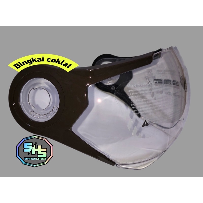 kancing kaca helm cargloss yrh/knop helm visor Yrh original