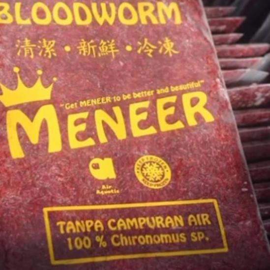 Meneer Bloodworm Cabek Cacing Beku Lempeng