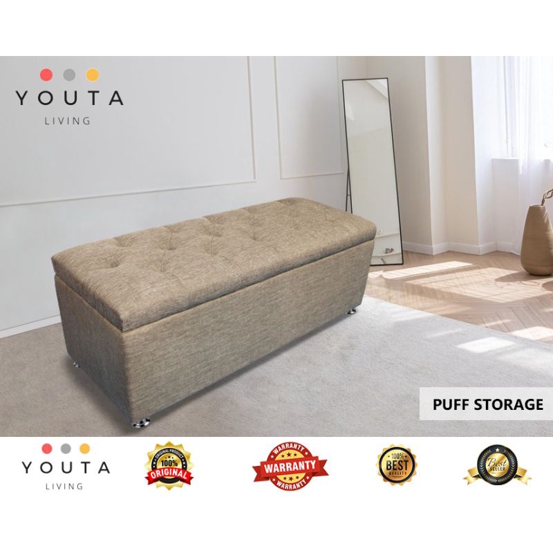 PUFF SOFA STORAGE / KOTAK PANJANG