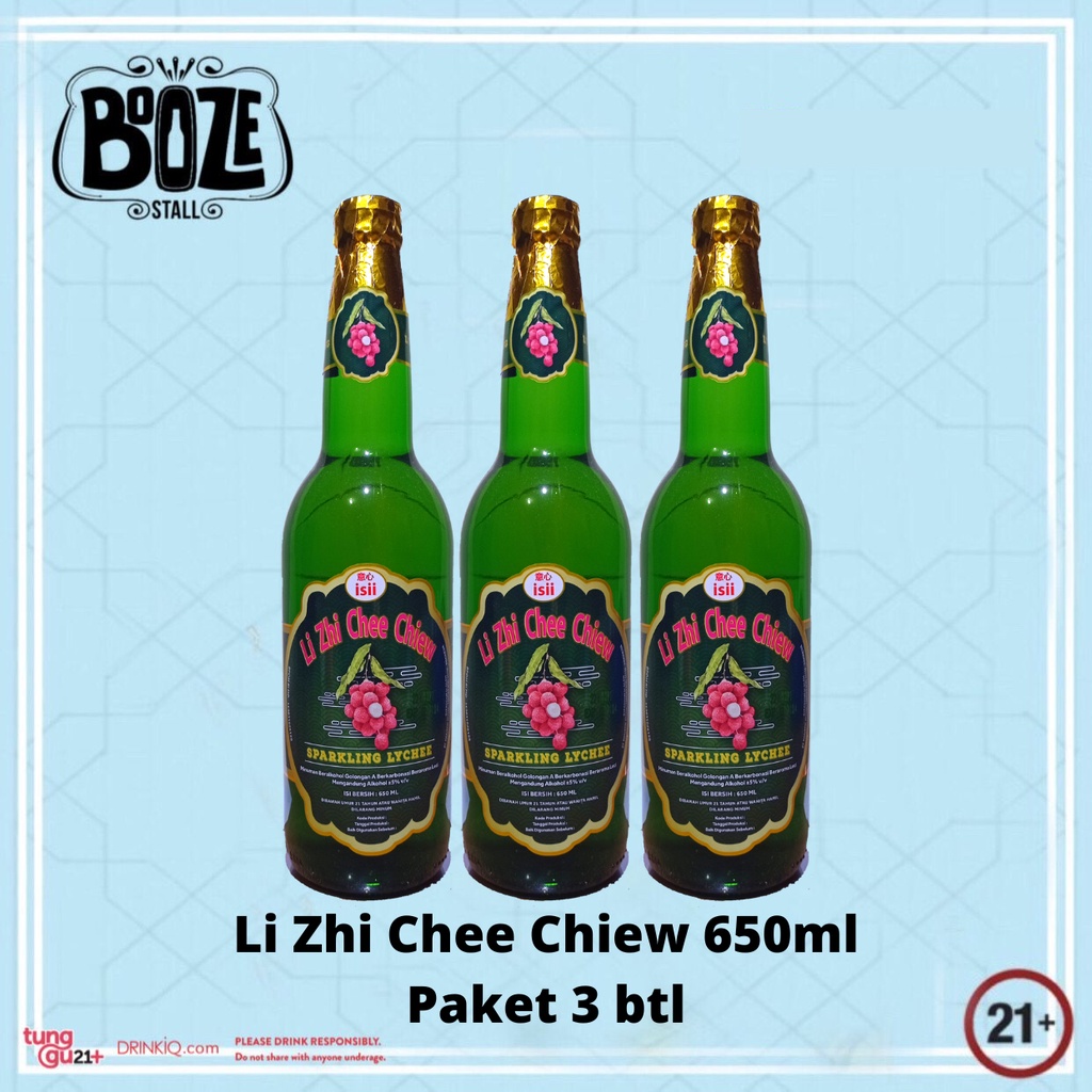 Li Zhi Chee Chiew Sparkling Lychee/Leci Paket 3 btl