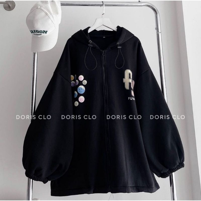 SweaterJaket Hoodie Zipper Unisex Pria Wanita BUBBLE Zipper Hoodie Terbaru / Sweater Pria Wanita Kekinian / Sweatshirt Hoodie zipper