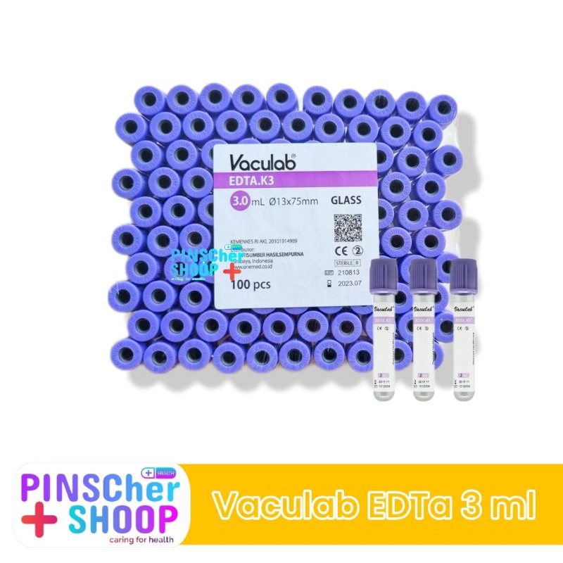 VACULAB TABUNG EDTA (K3) 3 ML PER BOX