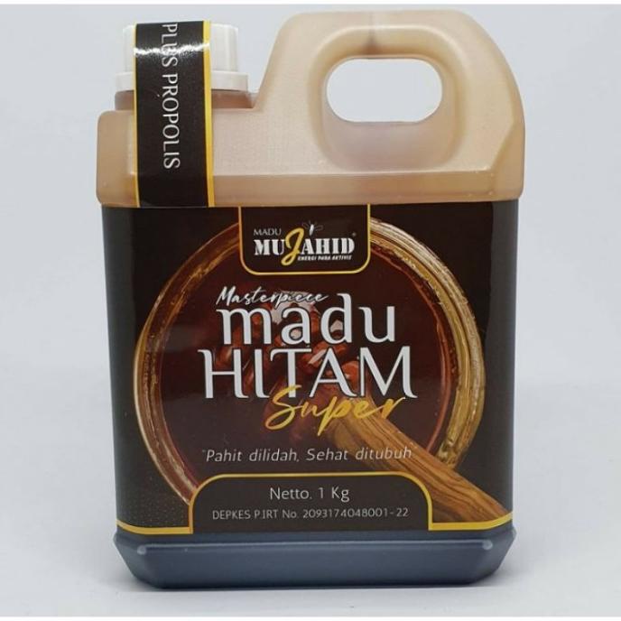 

[COD] Madu Hitam Pahit Super Mujahid | Madu Hitam Pahit Asli 1kg Planet Herb [COD]