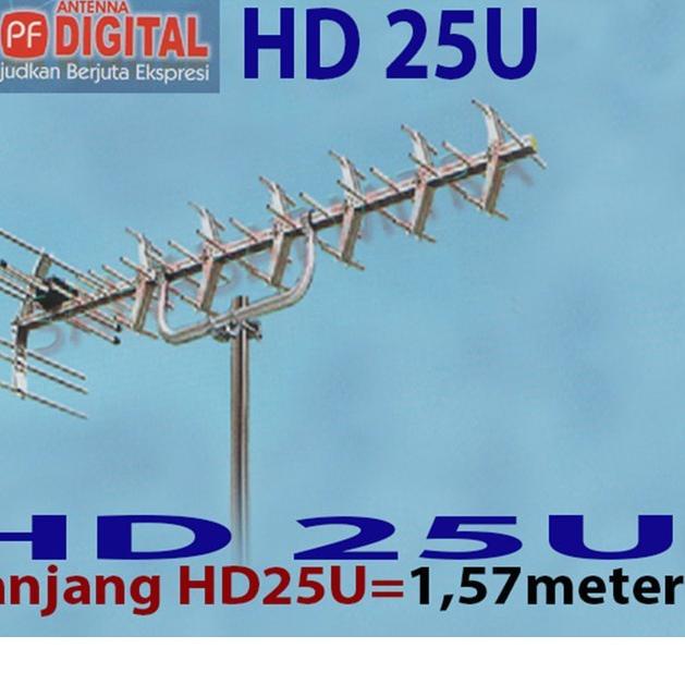 Harga Grosir--ANTENA TV UHF PF HDU 25 Cocok untuk STB / Set Top Box Siaran Digital