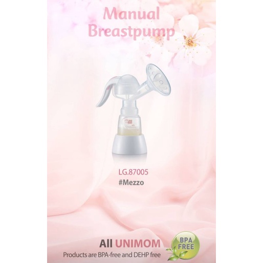 Pompa ASI manual Unimom Mezzo breast pump manual Makassar