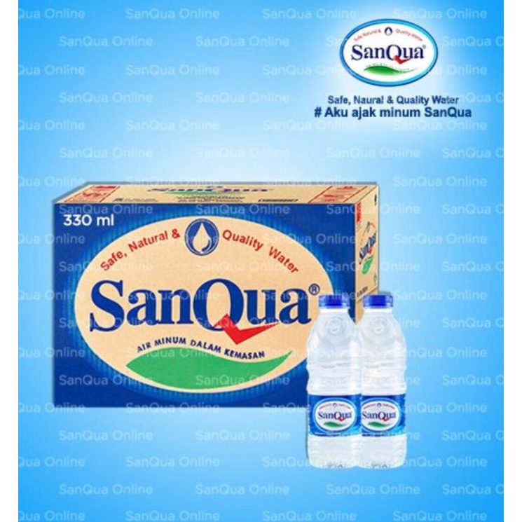 

SanQua Botol 330ml isi 24pc/karton