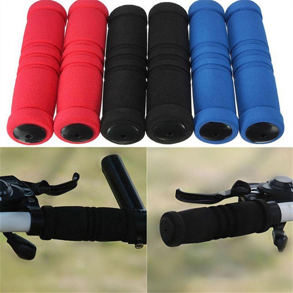 Agustina Grip Sepeda Bersepeda Sepeda Part Stang Grip Sepeda Balap Busa Spons Lembut MTB Bike Grips