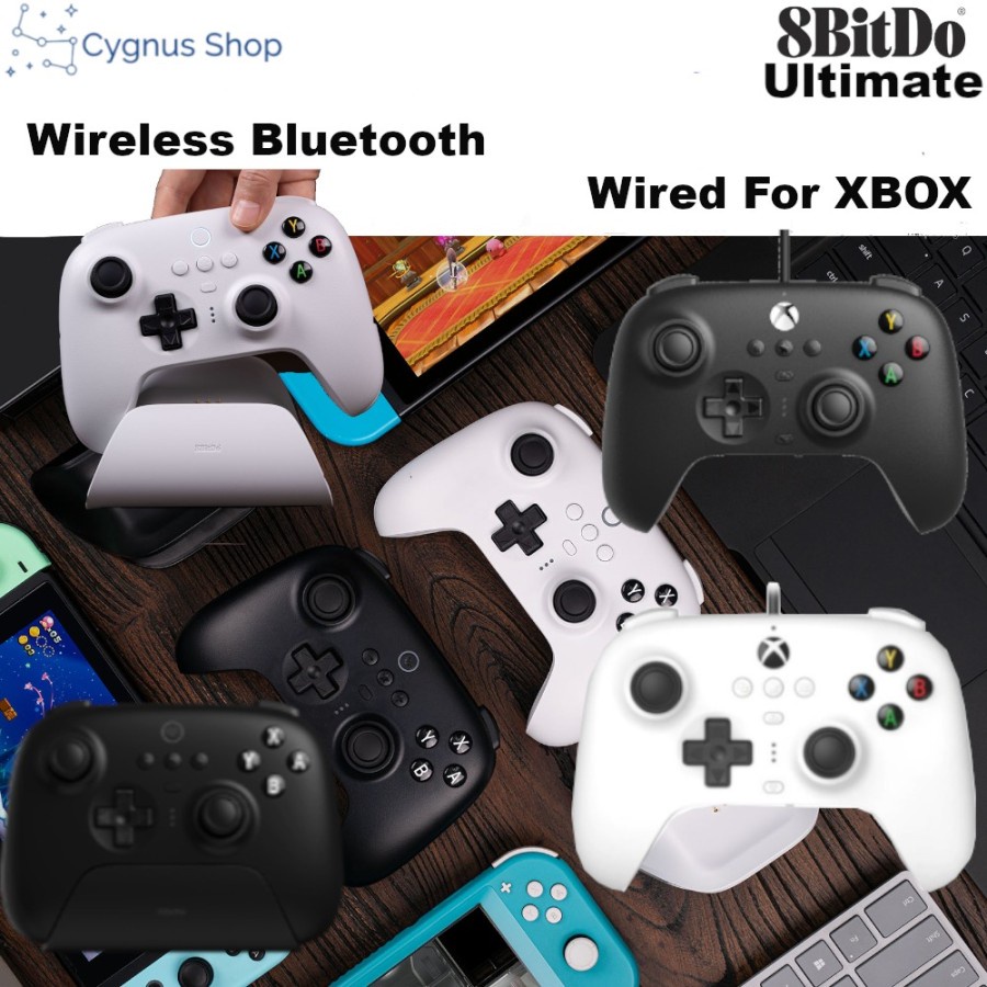 8Bitdo Ultimate Controller Bluetooth Gamepad Wired Joystick Wireless PC Android Xbox Windows