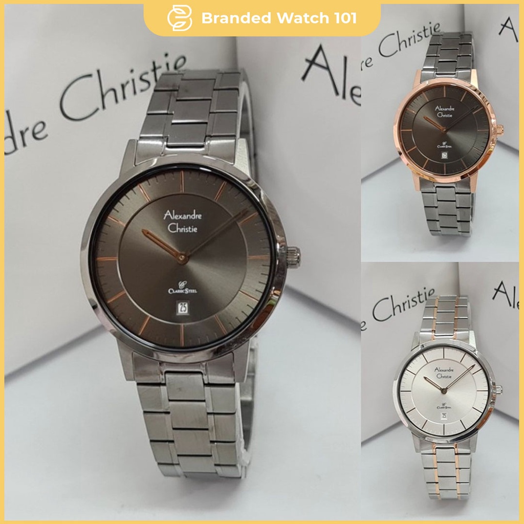 ORIGINAL Jam Tangan Wanita Alexandre Christie AC 8639 / AC8639 / 8639 Garansi Resmi 1 Tahun.