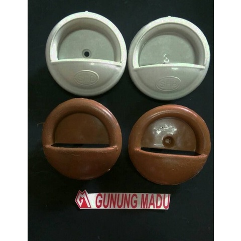 Tarikan Bulat Pvc Plastik/Handle Pintu Kamar Mandi ISI 2PCS