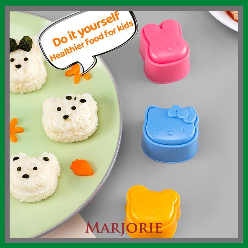 Cetakan Nasi Bola Rice Mold Cetakan Nasi Dengan 3 Motif Lucu Bola Shake-MJD