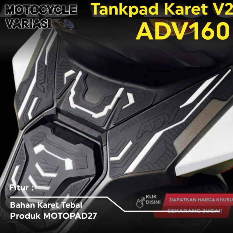 Tankpad Karet ADV 160 V2MOTOPAD27 Deckpad ADV 160 V2MOTOPAD27