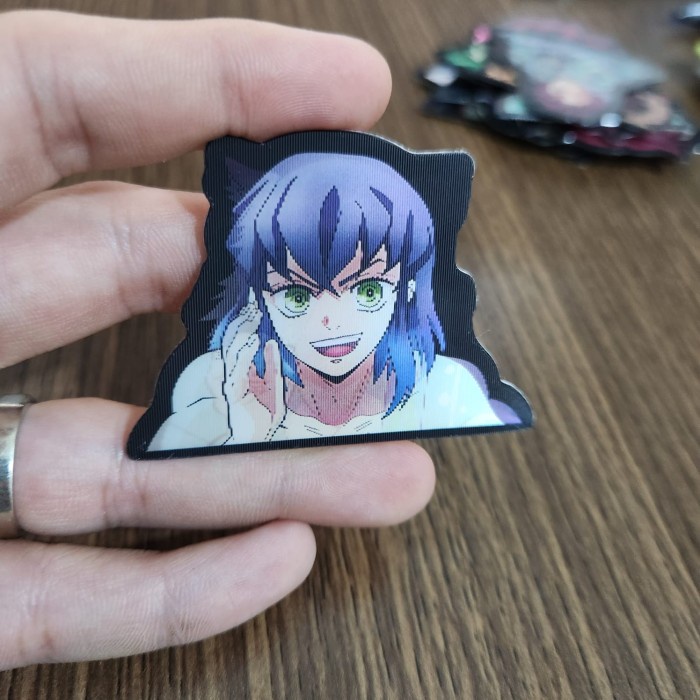 

STIKER 3D MOTION LENTICULAR ANIME - DK0169 - Demon Slayer - Inosuke