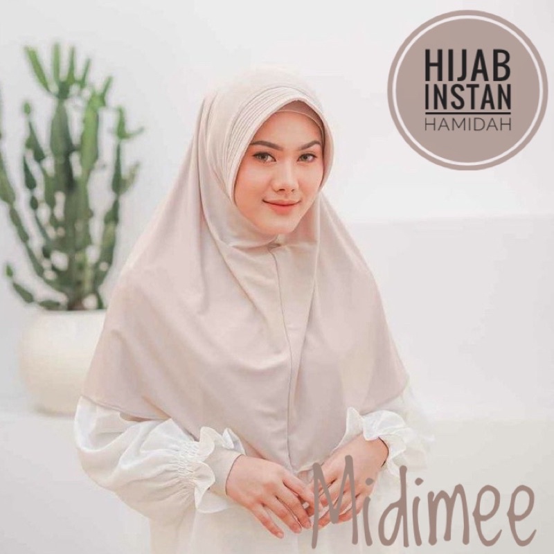 JILBAB BERGO HAMIDAH SPANDEX JERSEY PREMIUM/HIJAB BERGO HAMIDAH MENUTUP DADA