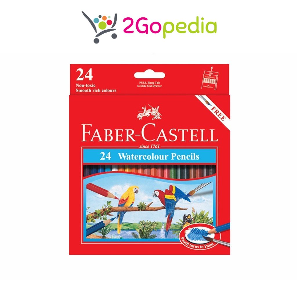 

Pensil Warna Watercolour 24 Warna Faber-Castell Grosir Murah Atk