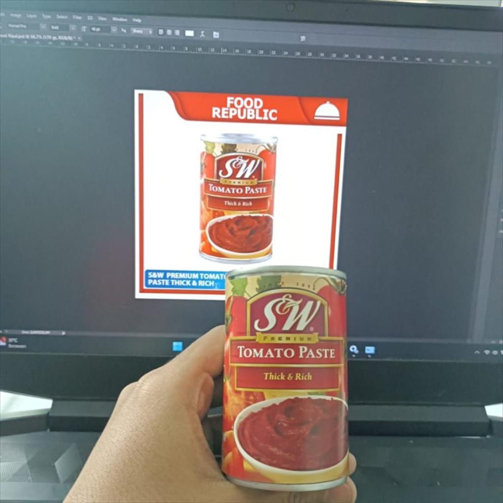 S&amp;W Premium Tomato Paste Thick &amp; Rich 170 gr Pasta Tomat Tebal Kaleng