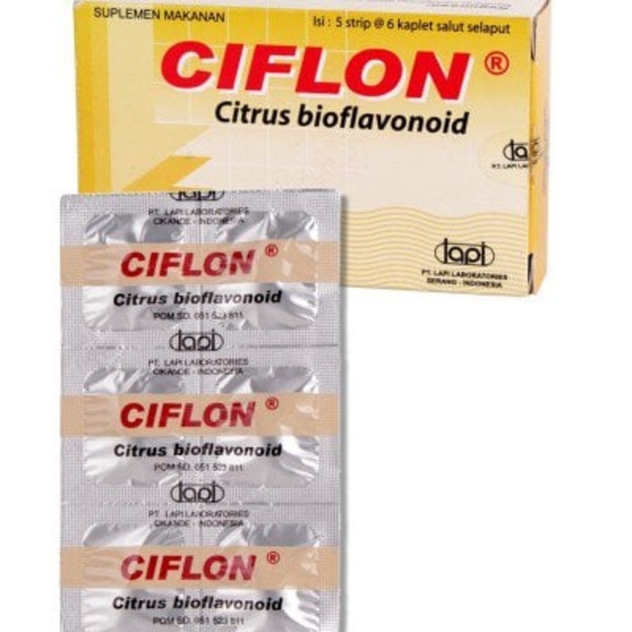CIFLON TABLET WASIR DAN INSUFLIENSI VENA PADA KAKI 6 TABLET