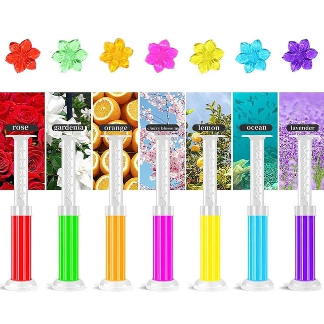 Gel pewangi closet Gel bunga aromatic toilet cleaner kamar mandi