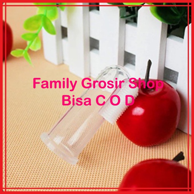 Sikat Gigi/Gusi/Lidah Bayi Transparan Silicone Baby Newborn