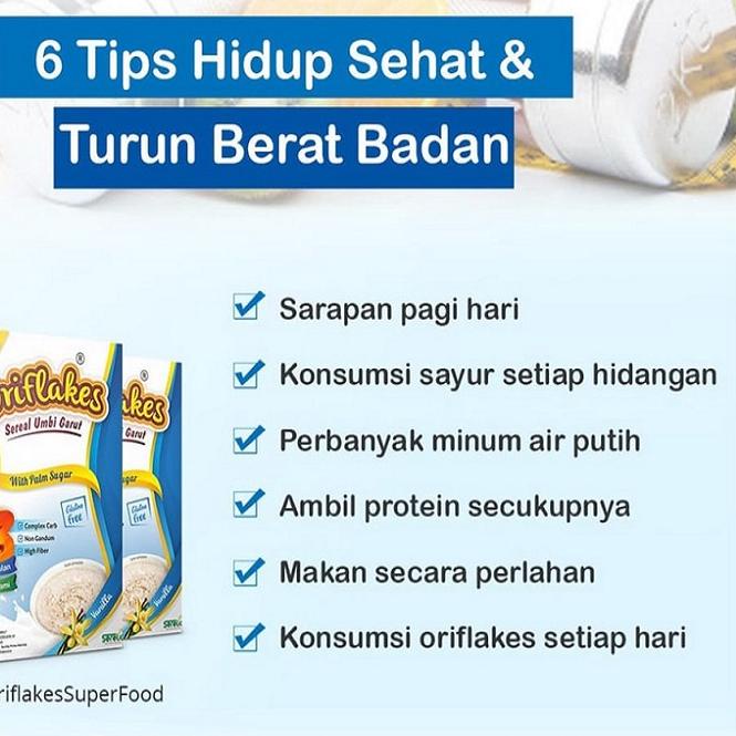 

Serbuuu Oriflakes Slimy Sereal Halal Tepung Pati Garut Oatmeal Diet Pelangsing Ampuh Terbukti Dan Aman BPOM*
