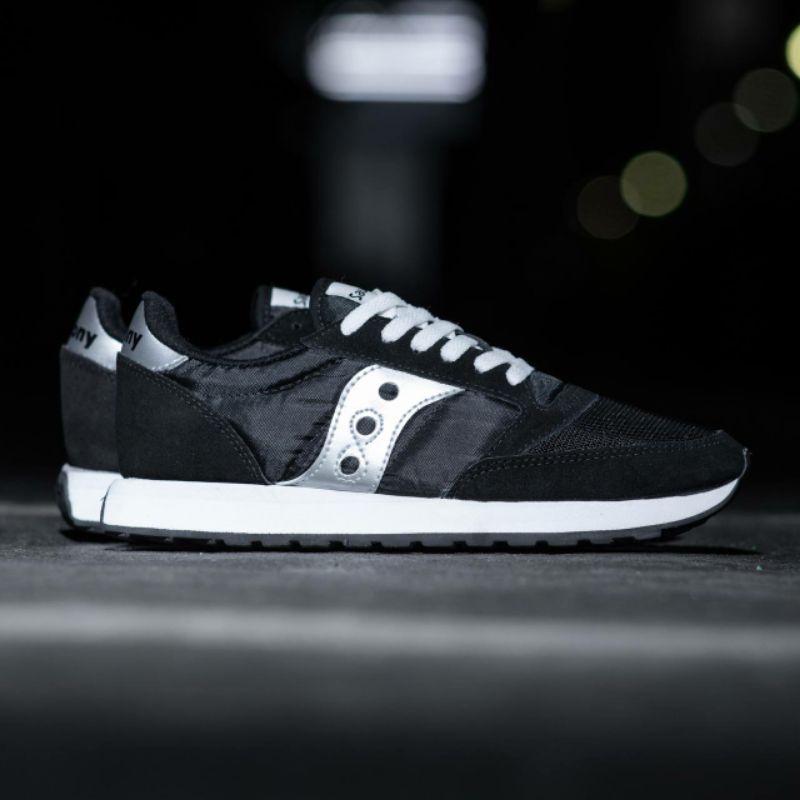 Baqicot Store | Soucony Jazz Vintage Black Silver (100% Original)