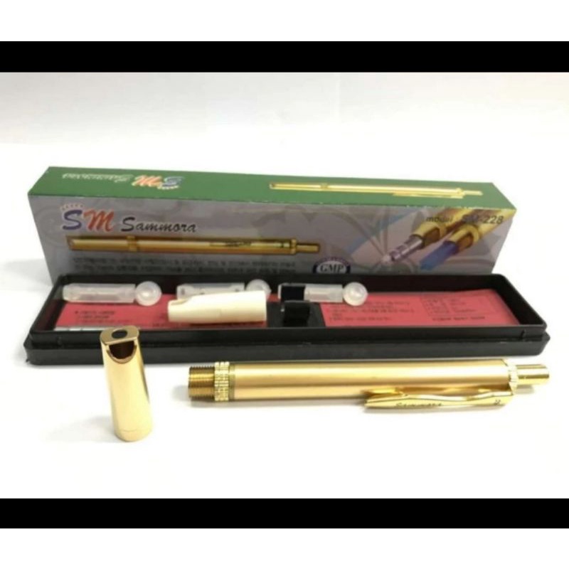 Lancing Device Sammora Gold - Pen Bekam - Alat Bekam Sammora