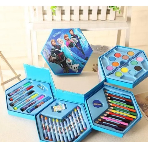 

Crayon Set Karakter 4in1 Isi 46pcs - Alat Set Menggambar Melukis MURAH
