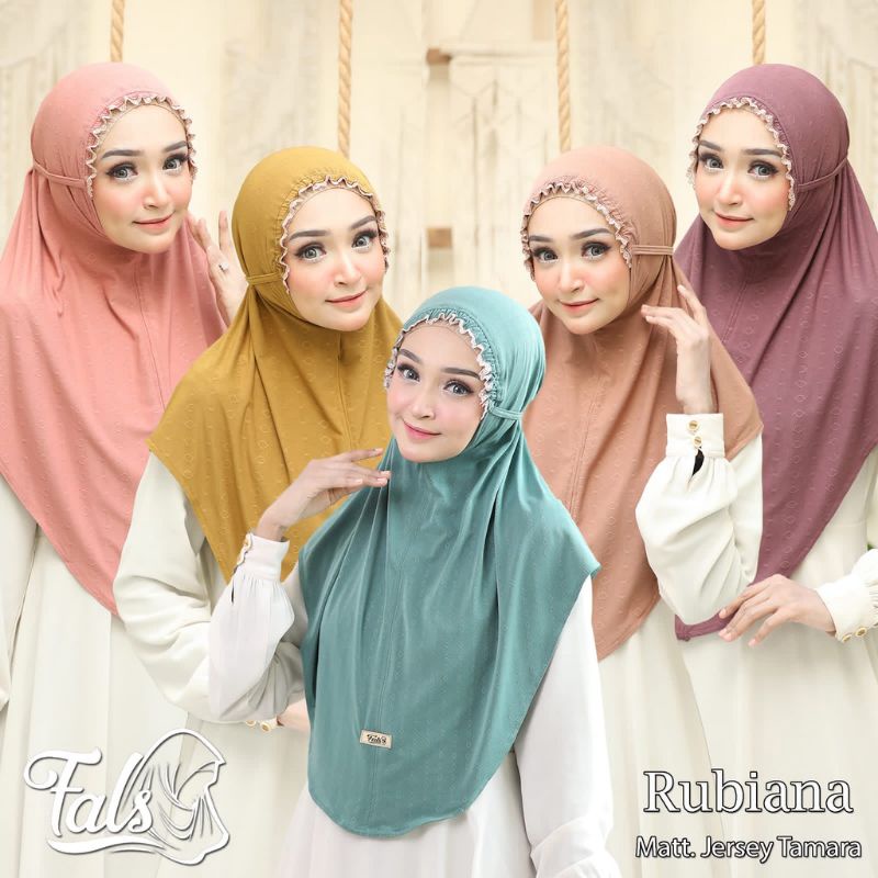 bergo kerut renda dahi