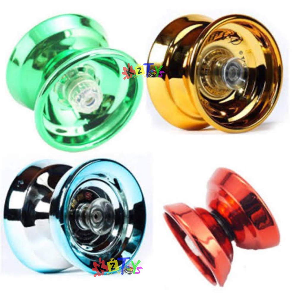 YOYO BESI 3 BEARING CHROME METALIK KANTONG