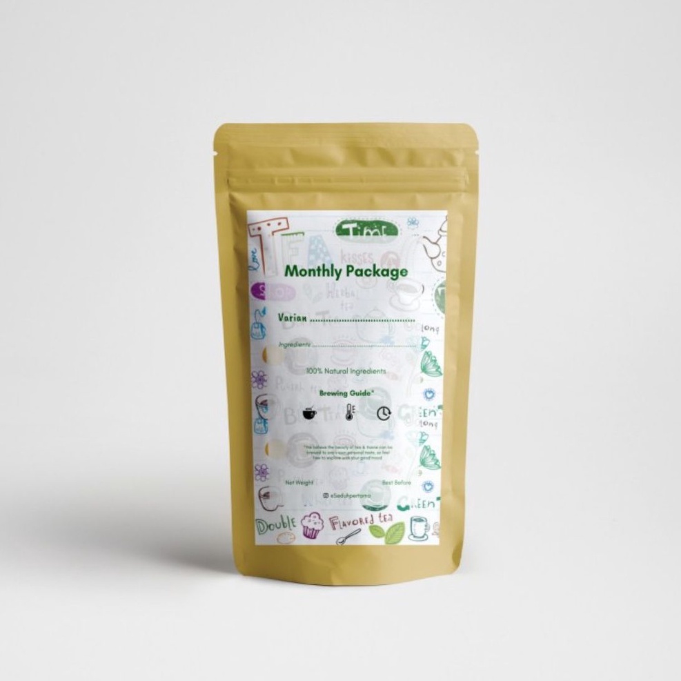

Seduh Pertama Monthly Package (Isi 20 Tea Bags) Artisan Tea By Seduh Pertama - Cocok Untuk Kafe & Restaurant