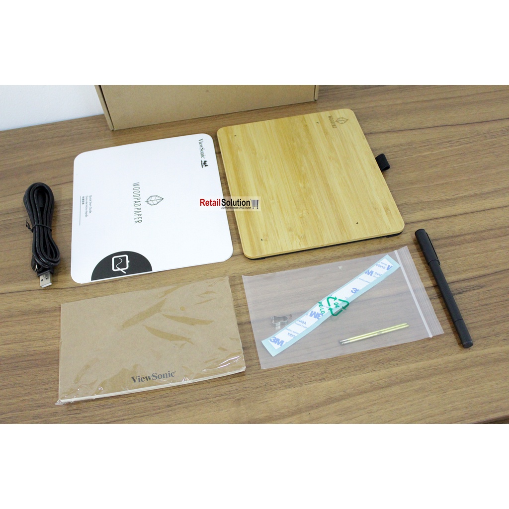 Pentab Pen Tab ViewBoard Notepad - Viewsonic Woodpad PF0730-I0WW