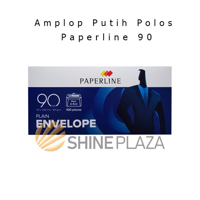 

Amplop Putih Polos - Airmail Paperline 90 - Putih Polos
